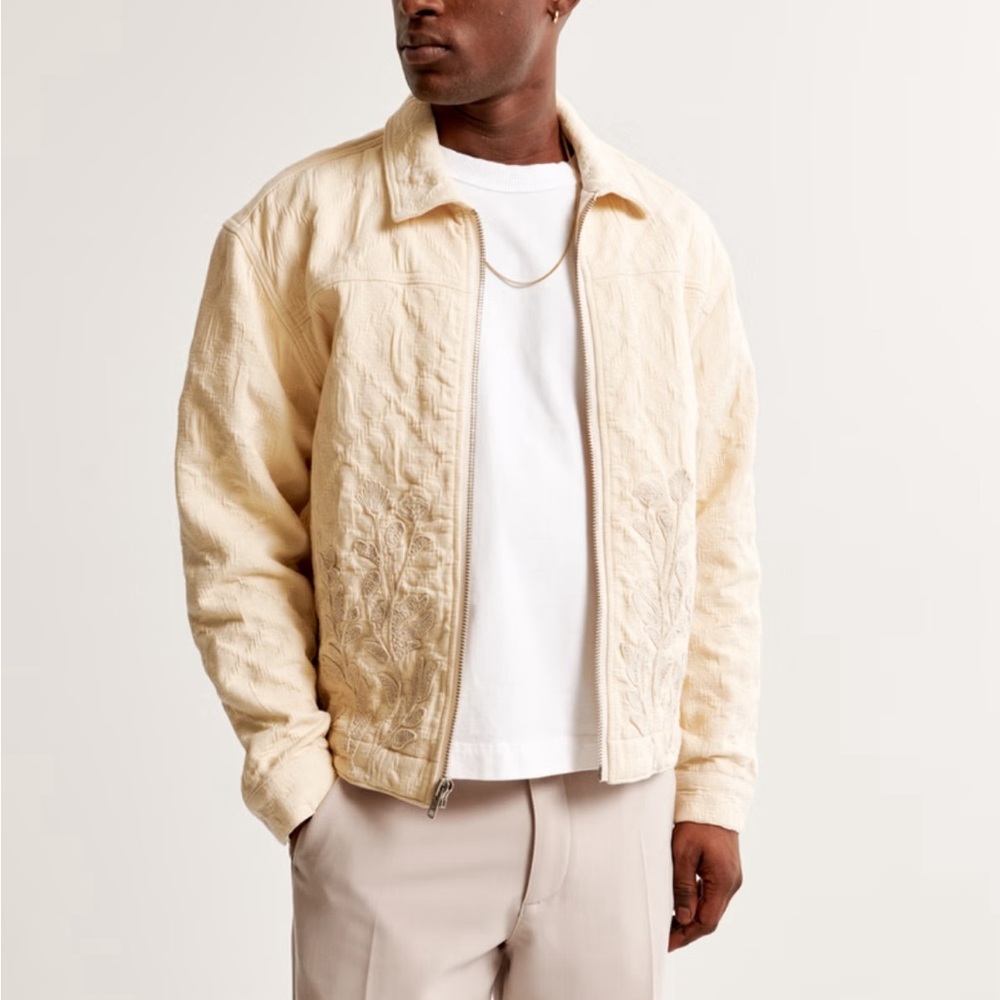 Lightweight Zip Trucker Jacket